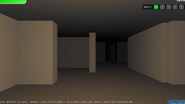 Dungeon Rescue 3D corridor